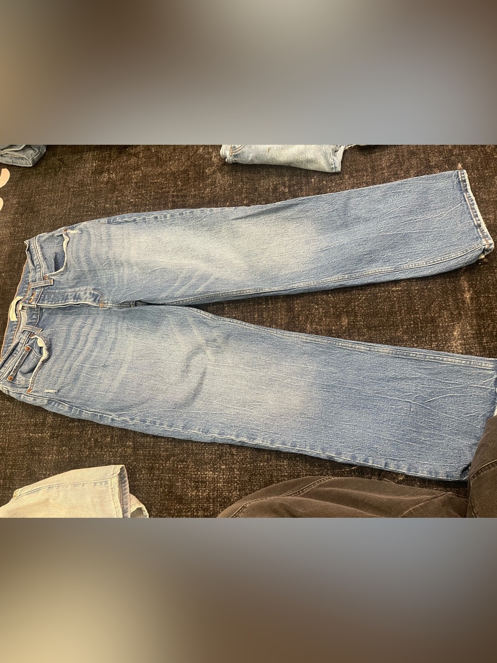 Abercrombie & Fitch Light Blue Straight Leg Women's Jeans